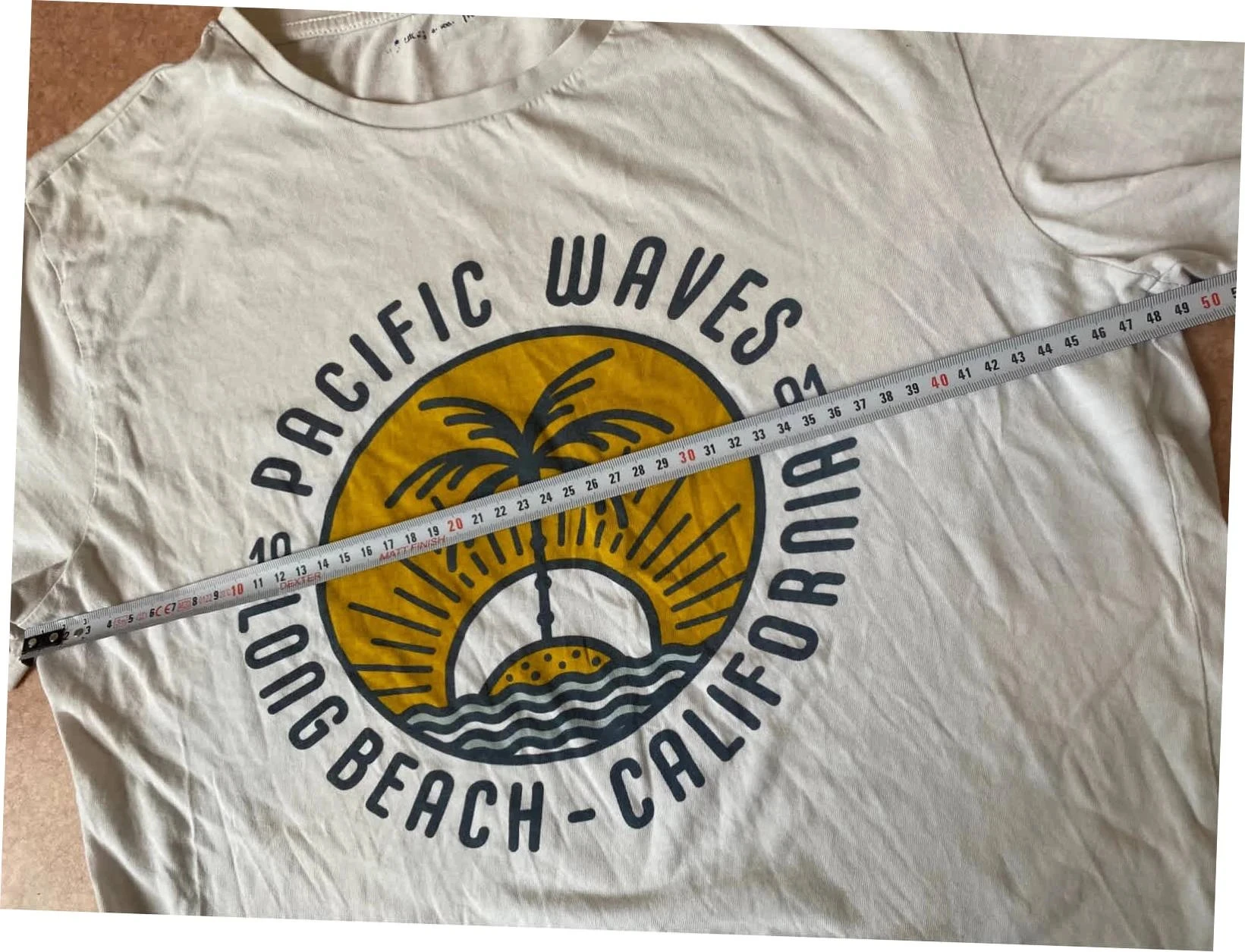 T-shirt blanc Gemo imprimé taille 16 ans – photo 6